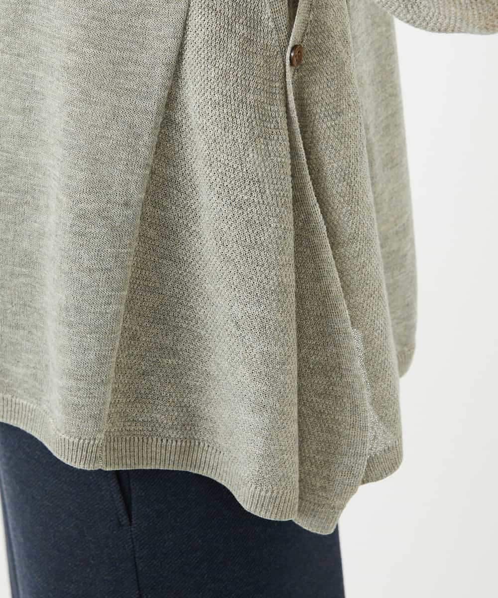 NHSJB10250 GIANNI LO GIUDICE(小さいサイズ)(メゾン ドゥ サンク) Levitaニットカーディガン グレー