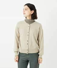 NHSJB20250 GIANNI LO GIUDICE(小さいサイズ)(メゾン ドゥ サンク) シルク混ニットカーディガン ベージュ