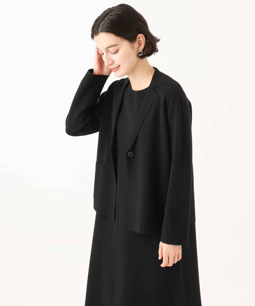 NHSJD11390 GIANNI LO GIUDICE(小さいサイズ)(メゾン ドゥ サンク) ヴィスコースナイロンミラノテーラージャケット グレー