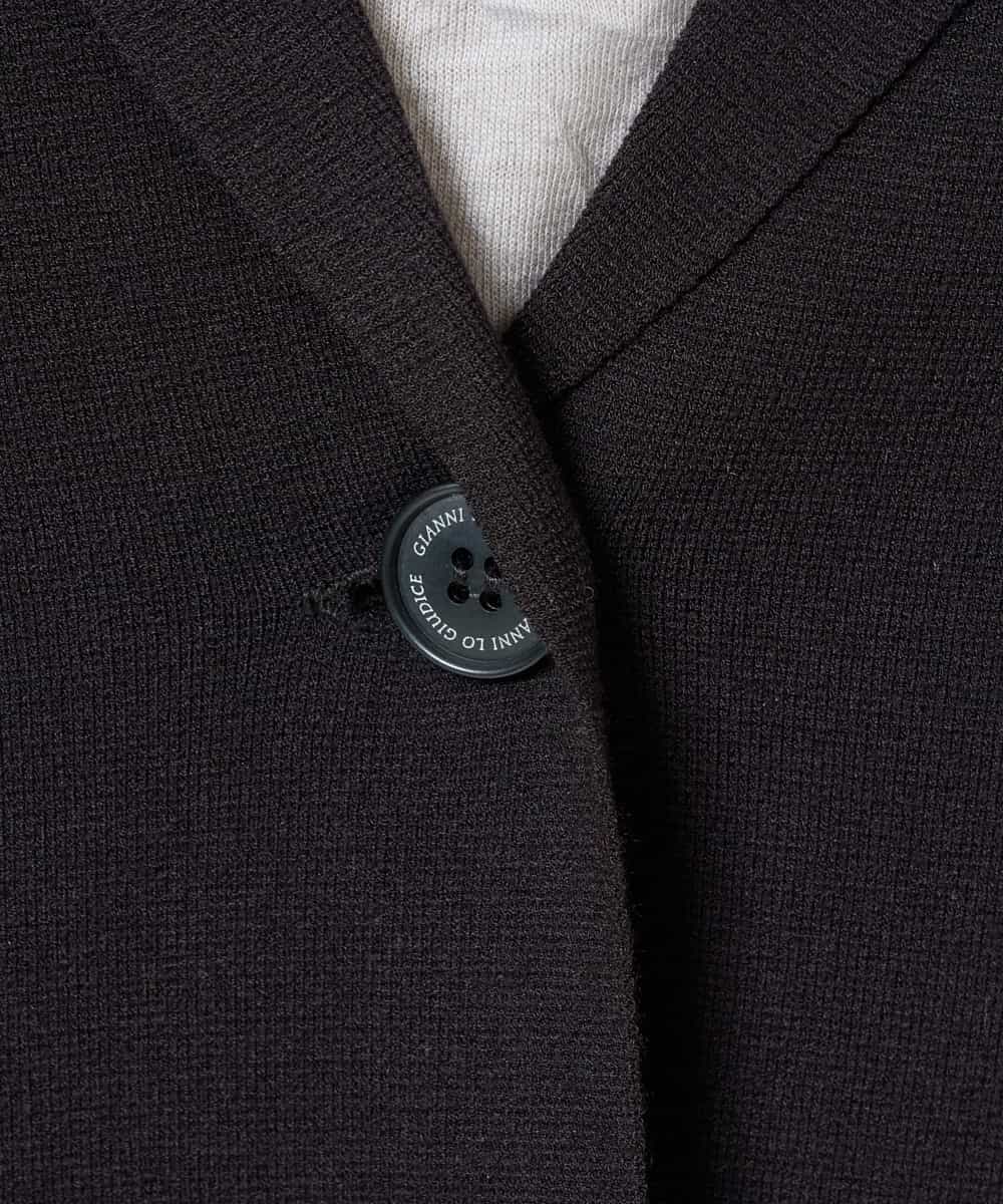 NHSJD11390 GIANNI LO GIUDICE(小さいサイズ)(メゾン ドゥ サンク) ヴィスコースナイロンミラノテーラージャケット グレー