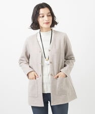 NHTAC84270 GIANNI LO GIUDICE(小さいサイズ)(メゾン ドゥ サンク) ウーレットコーディガン アイボリー