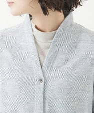 NHTAC86290 GIANNI LO GIUDICE(小さいサイズ)(メゾン ドゥ サンク) ドット柄圧縮ジャージー羽織 ライトグレー