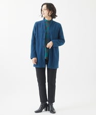 NHTAC86290 GIANNI LO GIUDICE(小さいサイズ)(メゾン ドゥ サンク) ドット柄圧縮ジャージー羽織 ライトグレー