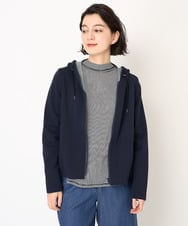 NHTCC24260 GIANNI LO GIUDICE(小さいサイズ)(メゾン ドゥ サンク) [洗える]接結リバージャージフーディー ライトグレー