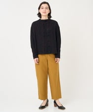 NHTCX33260 GIANNI LO GIUDICE(小さいサイズ)(メゾン ドゥ サンク) [日本製]テンテンカットジャガードカーディガン ベージュ