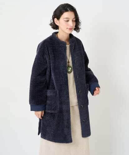NHUAE21490 GIANNI LO GIUDICE(小さいサイズ) ボアタフタキルトコート