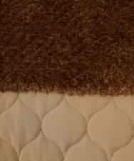 NHUAE21490 GIANNI LO GIUDICE(小さいサイズ)(メゾン ドゥ サンク) ボアタフタキルトコート ネイビー