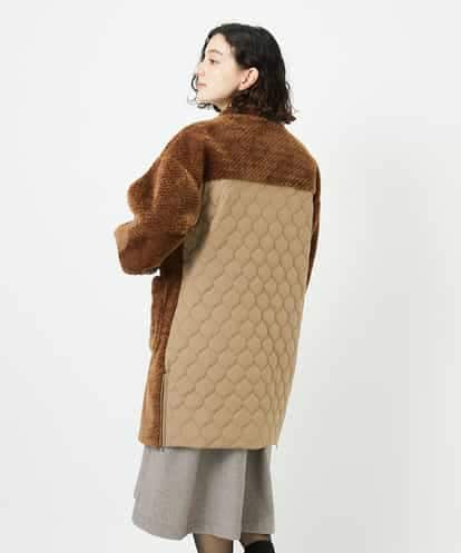NHUAE21490 GIANNI LO GIUDICE(小さいサイズ) ボアタフタキルトコート