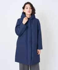 NHUAE30720 GIANNI LO GIUDICE(小さいサイズ)(メゾン ドゥ サンク) シャドードットジャガードダウンコート ネイビー