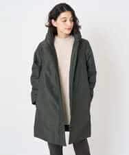 NHUAE30720 GIANNI LO GIUDICE(小さいサイズ)(メゾン ドゥ サンク) シャドードットジャガードダウンコート ネイビー