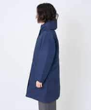 NHUAE30720 GIANNI LO GIUDICE(小さいサイズ)(メゾン ドゥ サンク) シャドードットジャガードダウンコート ネイビー