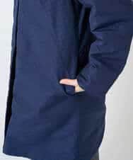 NHUAE30720 GIANNI LO GIUDICE(小さいサイズ)(メゾン ドゥ サンク) シャドードットジャガードダウンコート ネイビー