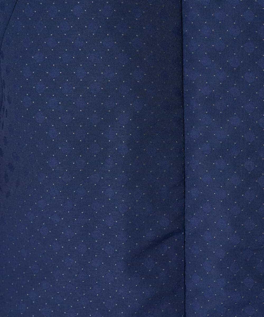 NHUAE30720 GIANNI LO GIUDICE(小さいサイズ)(メゾン ドゥ サンク) シャドードットジャガードダウンコート ネイビー