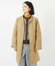 NHUAF84490 GIANNI LO GIUDICE(小さいサイズ)(メゾン ドゥ サンク) ナイロンタスランダウンコート ベージュ