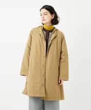 NHUAF84490 GIANNI LO GIUDICE(小さいサイズ)(メゾン ドゥ サンク) ナイロンタスランダウンコート ベージュ
