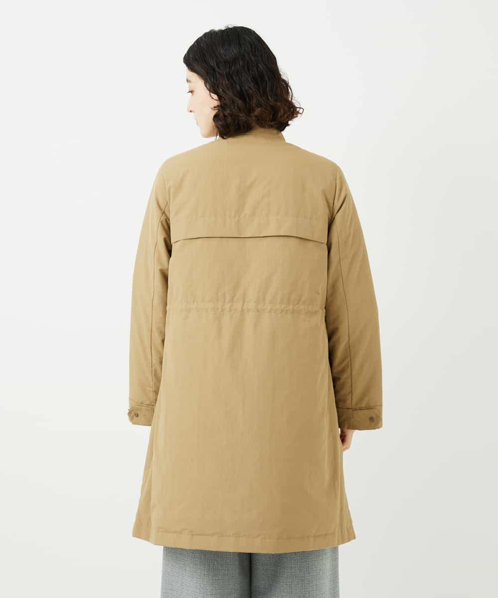 NHUAF84490 GIANNI LO GIUDICE(小さいサイズ)(メゾン ドゥ サンク) ナイロンタスランダウンコート ベージュ