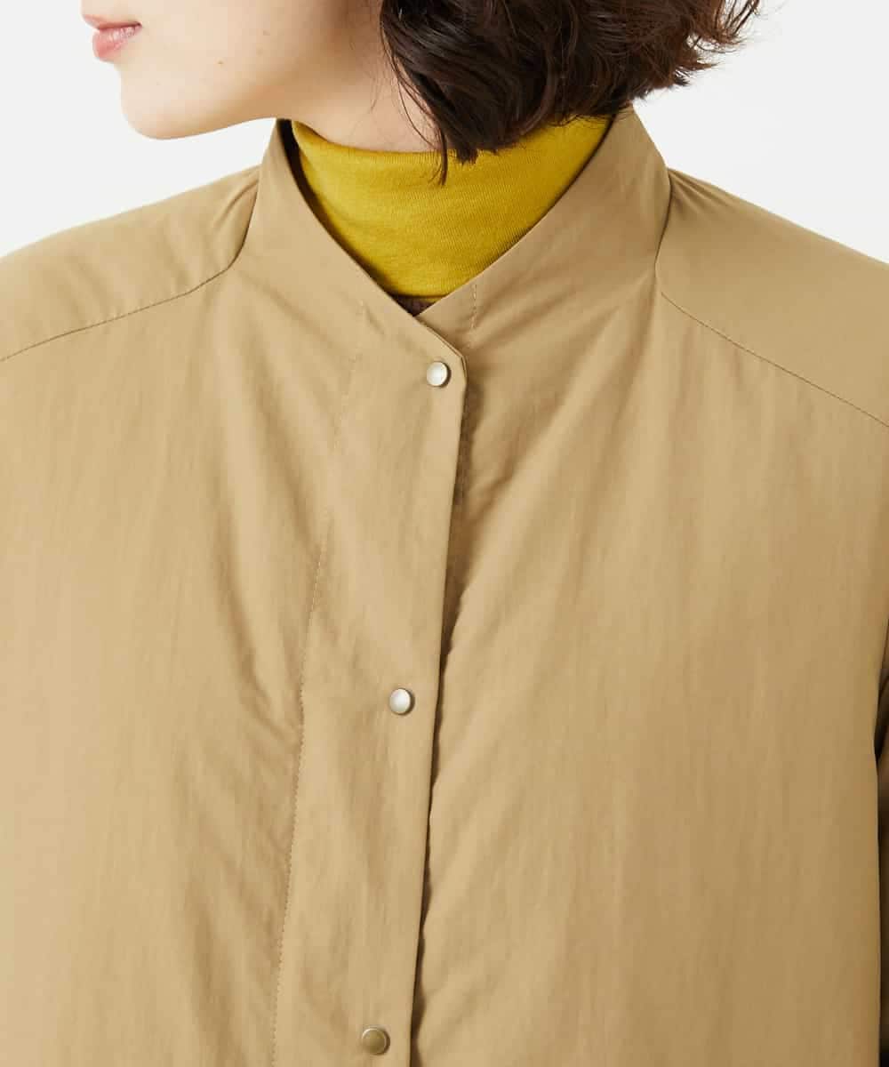 NHUAF84490 GIANNI LO GIUDICE(小さいサイズ)(メゾン ドゥ サンク) ナイロンタスランダウンコート ベージュ