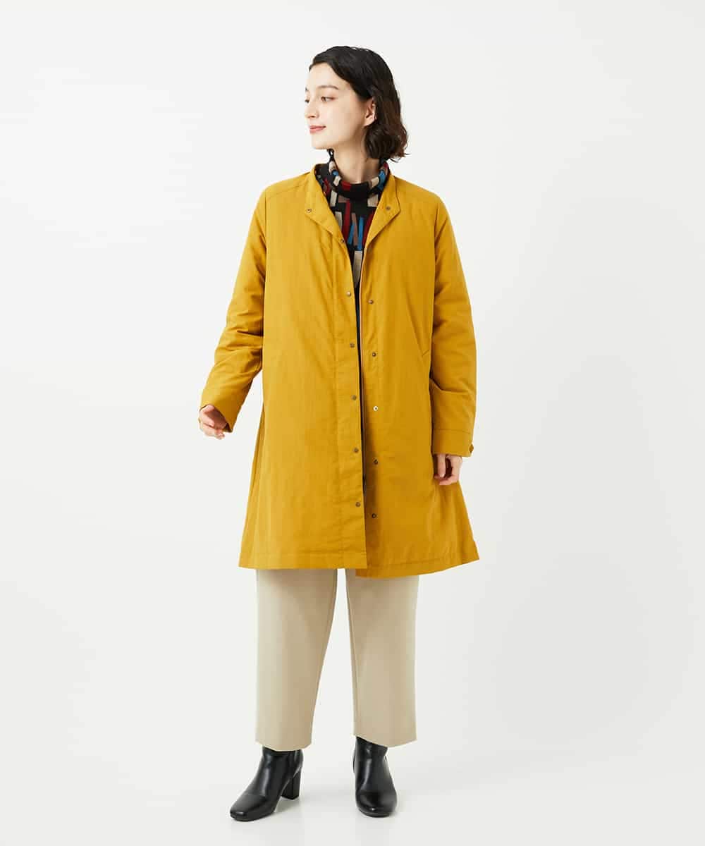 NHUAF84490 GIANNI LO GIUDICE(小さいサイズ)(メゾン ドゥ サンク) ナイロンタスランダウンコート ベージュ