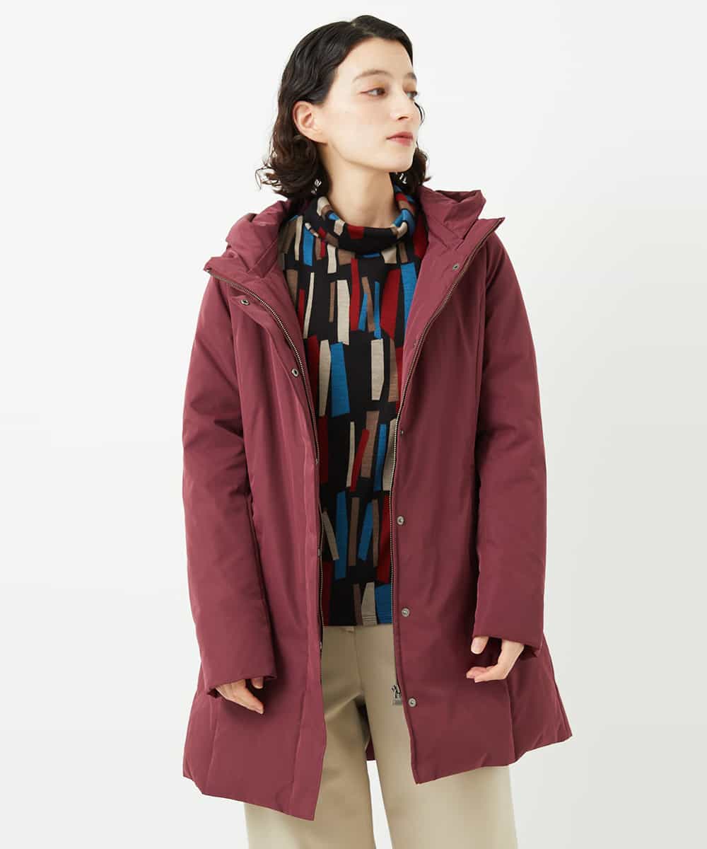 NHUAF85590 GIANNI LO GIUDICE(小さいサイズ)(メゾン ドゥ サンク) ストレッチタフタダウンコート ベージュ