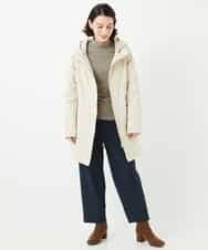 NHUAF85590 GIANNI LO GIUDICE(小さいサイズ)(メゾン ドゥ サンク) ストレッチタフタダウンコート ベージュ