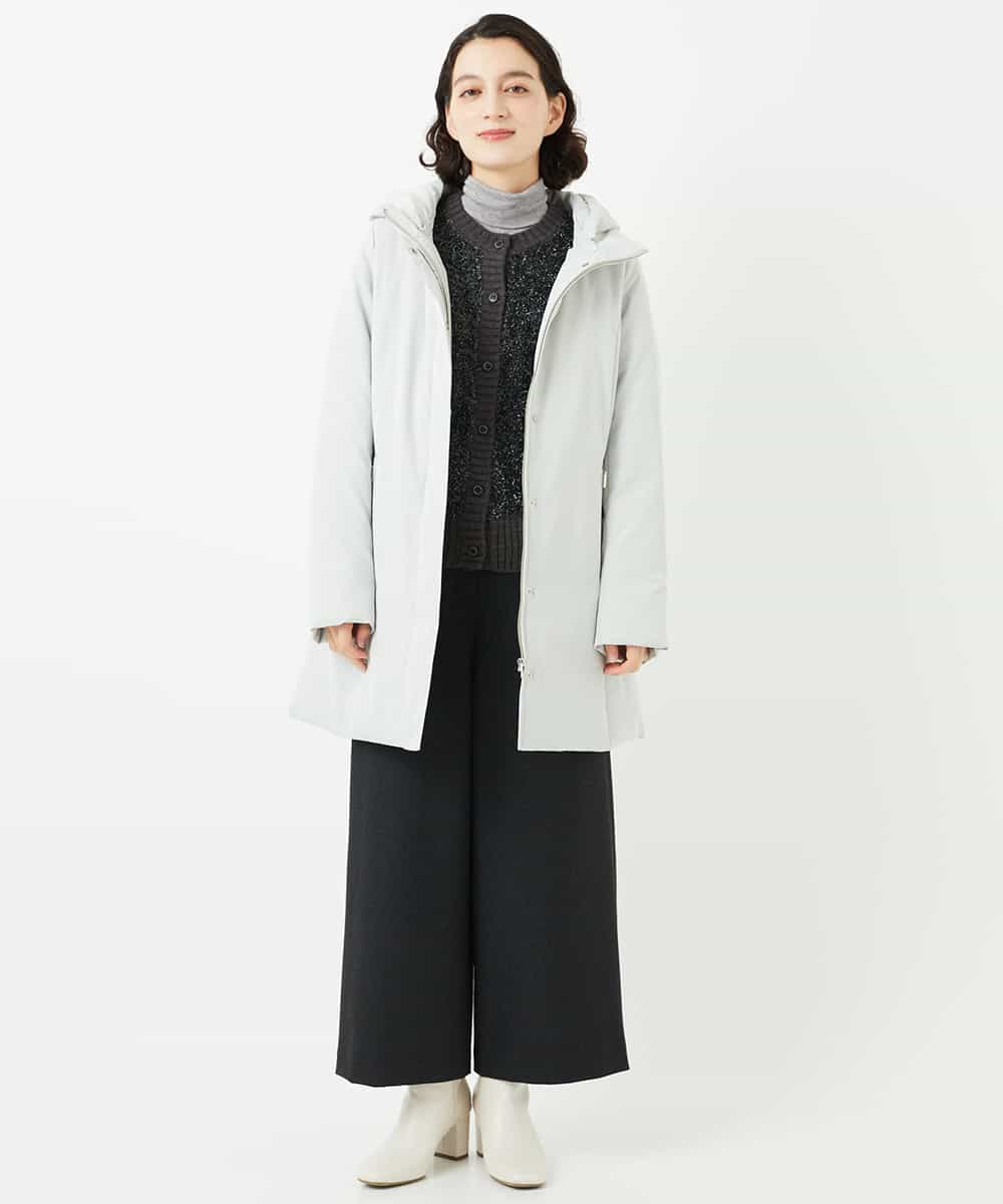 NHUAF85590 GIANNI LO GIUDICE(小さいサイズ)(メゾン ドゥ サンク) ストレッチタフタダウンコート ベージュ