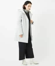 NHUAF85590 GIANNI LO GIUDICE(小さいサイズ)(メゾン ドゥ サンク) ストレッチタフタダウンコート ベージュ