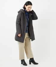 NHUAF85590 GIANNI LO GIUDICE(小さいサイズ)(メゾン ドゥ サンク) ストレッチタフタダウンコート ベージュ