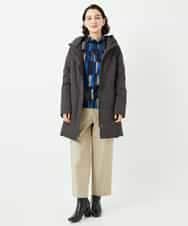 NHUAF85590 GIANNI LO GIUDICE(小さいサイズ)(メゾン ドゥ サンク) ストレッチタフタダウンコート ベージュ