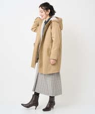 NHUAF91630 GIANNI LO GIUDICE(小さいサイズ)(メゾン ドゥ サンク) ボアライナー付き4wayコート ベージュ