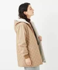 NHUAF91630 GIANNI LO GIUDICE(小さいサイズ)(メゾン ドゥ サンク) ボアライナー付き4wayコート ベージュ