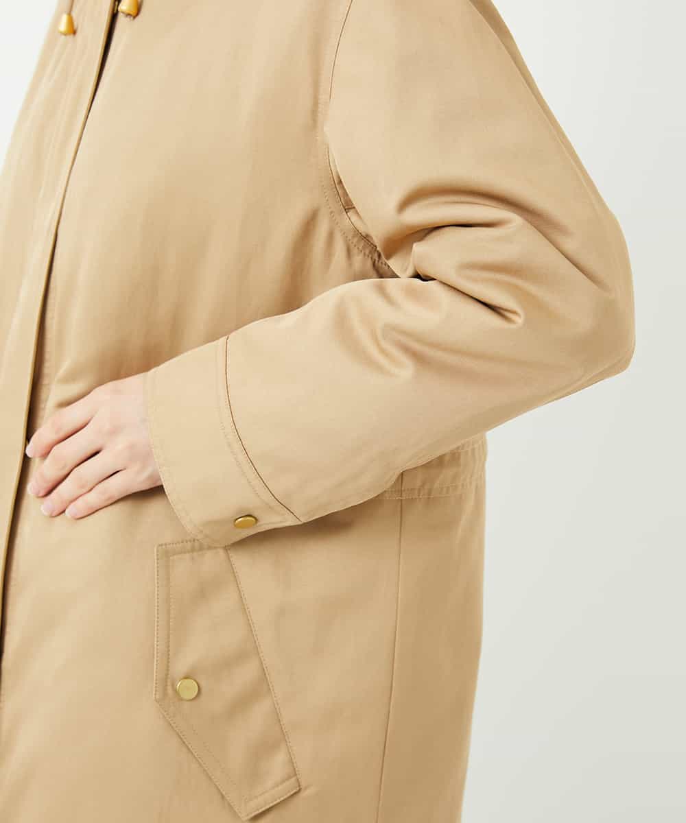 NHUAF91630 GIANNI LO GIUDICE(小さいサイズ)(メゾン ドゥ サンク) ボアライナー付き4wayコート ベージュ