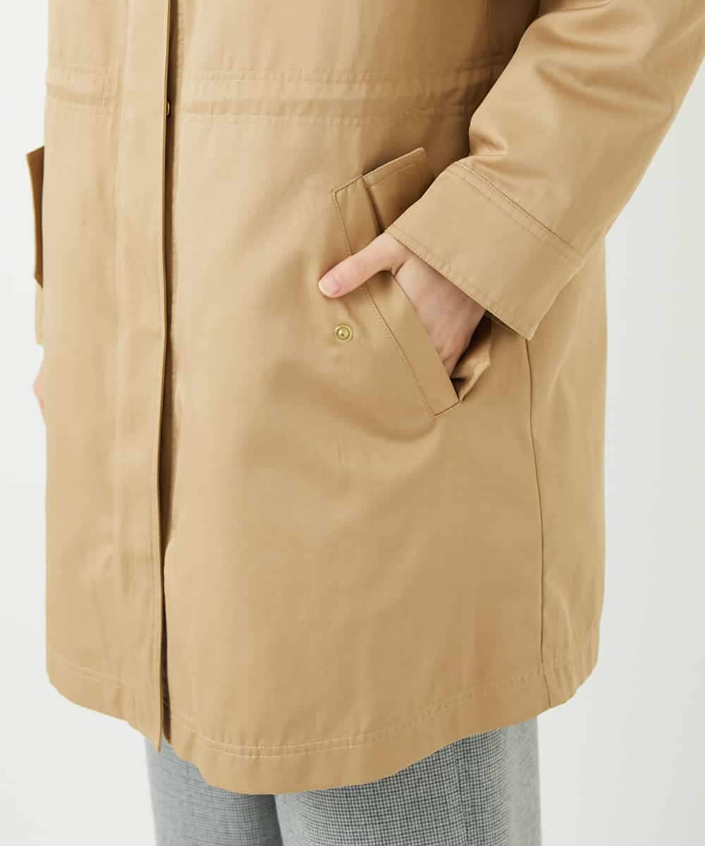 NHUAF91630 GIANNI LO GIUDICE(小さいサイズ)(メゾン ドゥ サンク) ボアライナー付き4wayコート ベージュ