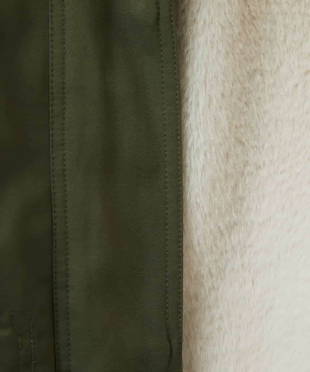 NHUAF91630 GIANNI LO GIUDICE(小さいサイズ)(メゾン ドゥ サンク) ボアライナー付き4wayコート ベージュ