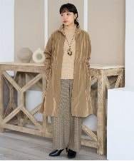 NHUAH41490 GIANNI LO GIUDICE(小さいサイズ)(メゾン ドゥ サンク) ヴィンテージタフタコート ベージュ
