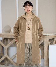 NHUAH41490 GIANNI LO GIUDICE(小さいサイズ)(メゾン ドゥ サンク) ヴィンテージタフタコート ベージュ