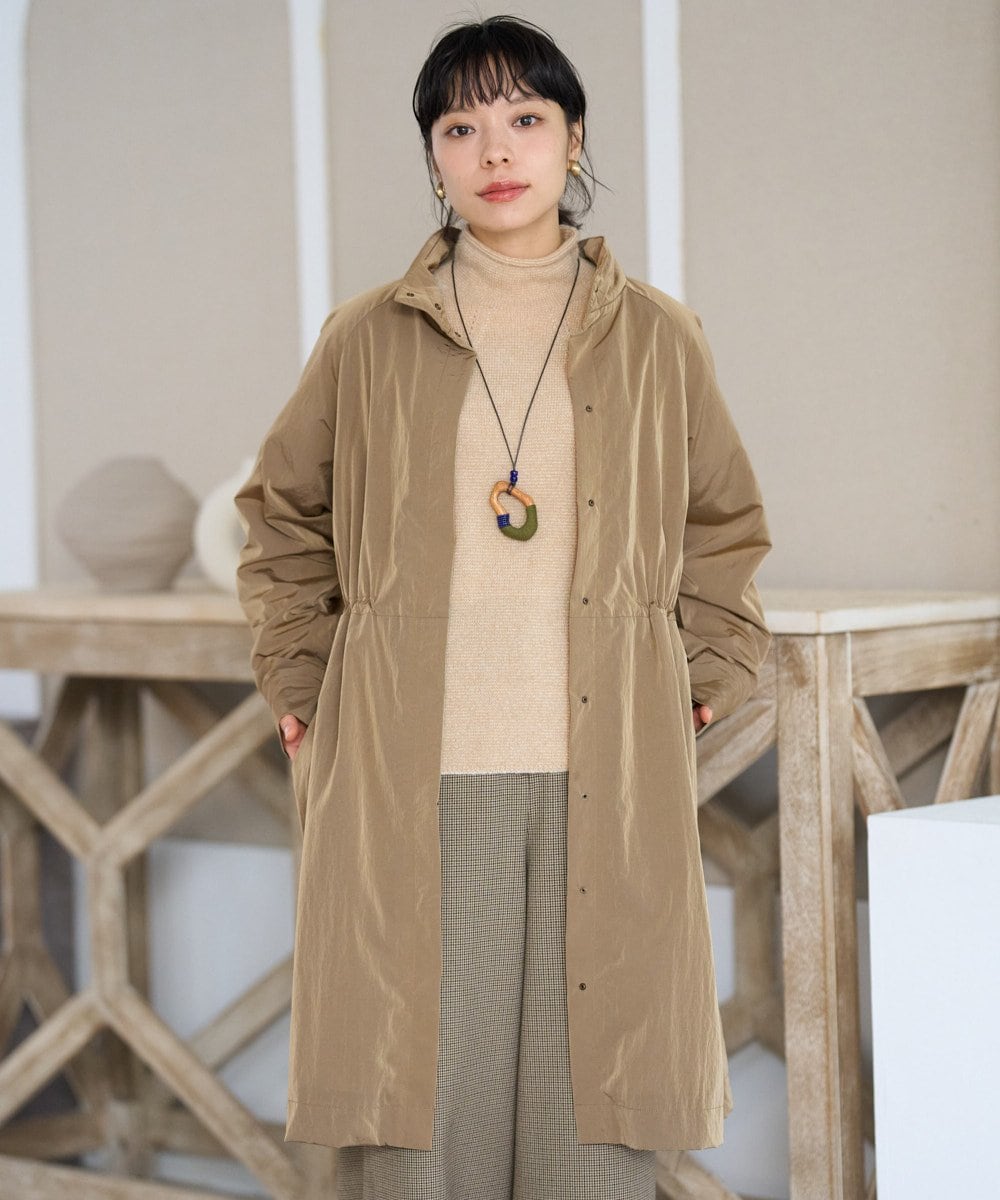 NHUAH41490 GIANNI LO GIUDICE(小さいサイズ)(メゾン ドゥ サンク) ヴィンテージタフタコート ベージュ