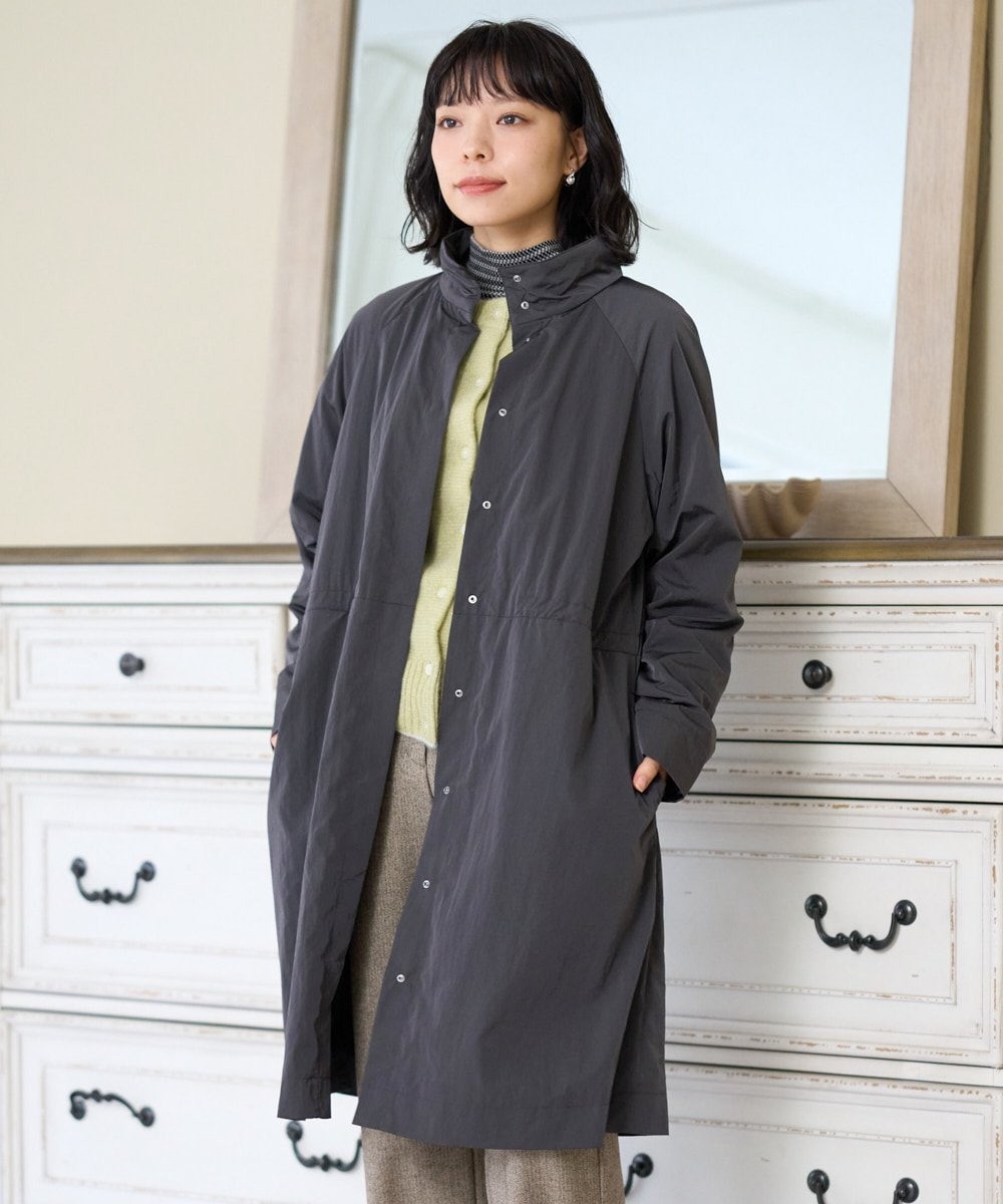 NHUAH41490 GIANNI LO GIUDICE(小さいサイズ)(メゾン ドゥ サンク) ヴィンテージタフタコート ベージュ