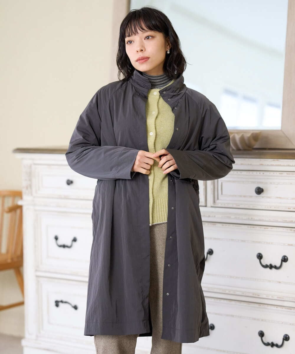 NHUAH41490 GIANNI LO GIUDICE(小さいサイズ)(メゾン ドゥ サンク) ヴィンテージタフタコート ベージュ