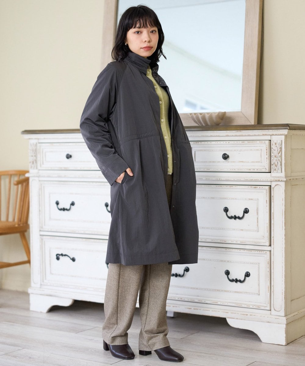 NHUAH41490 GIANNI LO GIUDICE(小さいサイズ)(メゾン ドゥ サンク) ヴィンテージタフタコート ベージュ