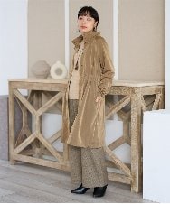 NHUAH41490 GIANNI LO GIUDICE(小さいサイズ)(メゾン ドゥ サンク) ヴィンテージタフタコート ベージュ