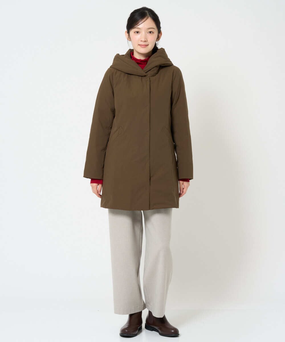 NHUAH45690 GIANNI LO GIUDICE(小さいサイズ)(メゾン ドゥ サンク) ＮＩＣＥＴＥＣＨストレッチダウンコート カーキ