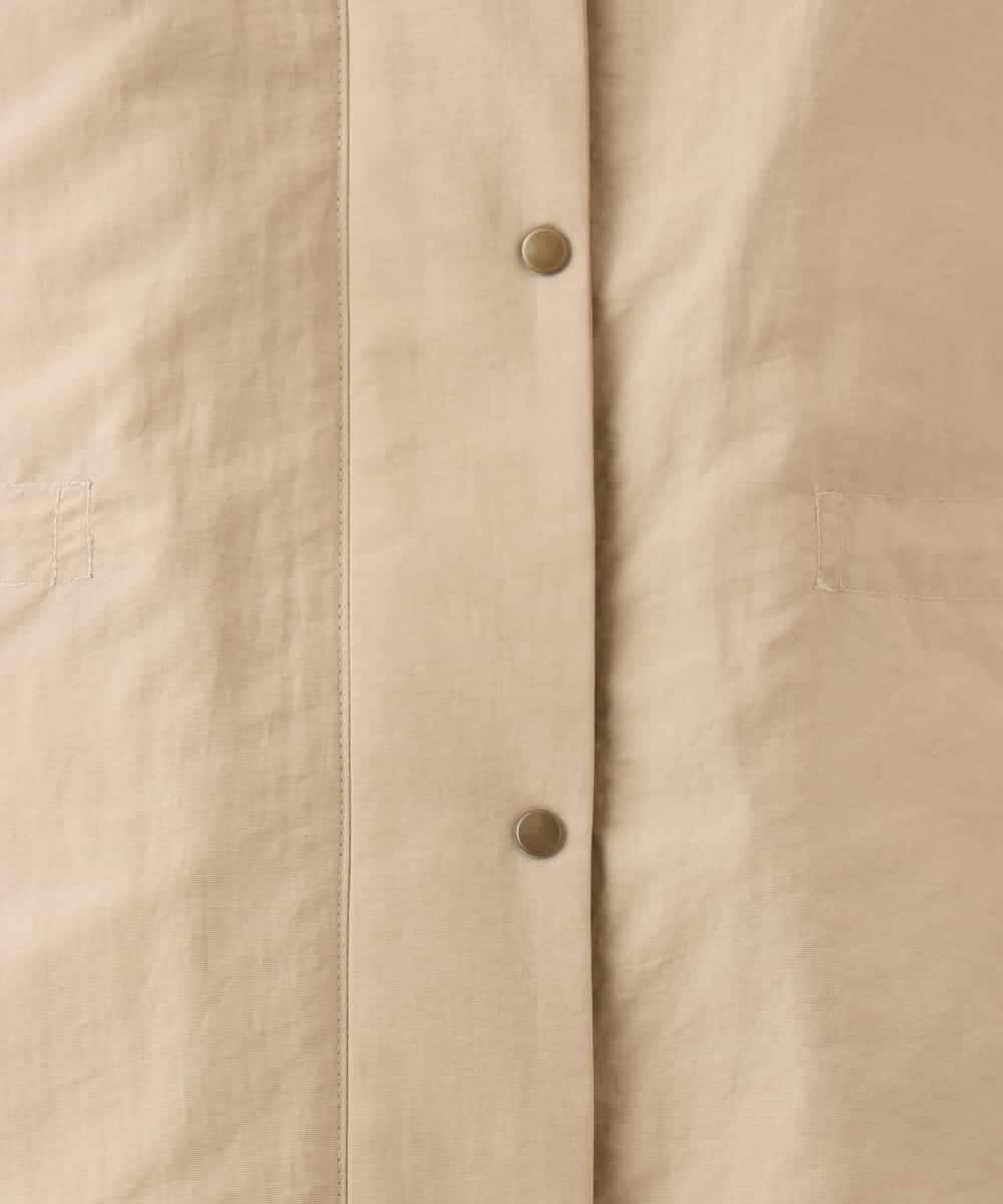 NHUAI85490 GIANNI LO GIUDICE(小さいサイズ)(メゾン ドゥ サンク) ナイロンタスランダウンコート ベージュ