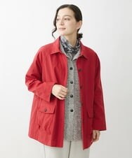 NHUAV40360 GIANNI LO GIUDICE(小さいサイズ)(メゾン ドゥ サンク) ナイロンタスランオックスジャケットコート レッド