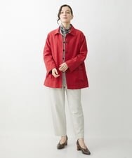 NHUAV40360 GIANNI LO GIUDICE(小さいサイズ)(メゾン ドゥ サンク) ナイロンタスランオックスジャケットコート ベージュ