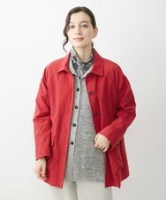 NHUAV40360 GIANNI LO GIUDICE(小さいサイズ)(メゾン ドゥ サンク) ナイロンタスランオックスジャケットコート ベージュ