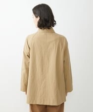 NHUAV40360 GIANNI LO GIUDICE(小さいサイズ)(メゾン ドゥ サンク) ナイロンタスランオックスジャケットコート ベージュ