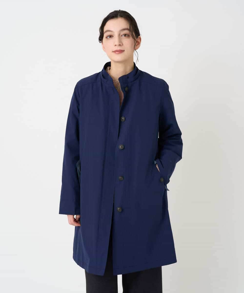 NHUCF80490 GIANNI LO GIUDICE(小さいサイズ)(メゾン ドゥ サンク) ライナー付きテトロンストレッチコート ベージュ