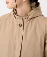 NHUCF80490 GIANNI LO GIUDICE(小さいサイズ)(メゾン ドゥ サンク) ライナー付きテトロンストレッチコート ベージュ