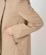 NHUCF80490 GIANNI LO GIUDICE(小さいサイズ)(メゾン ドゥ サンク) ライナー付きテトロンストレッチコート ベージュ