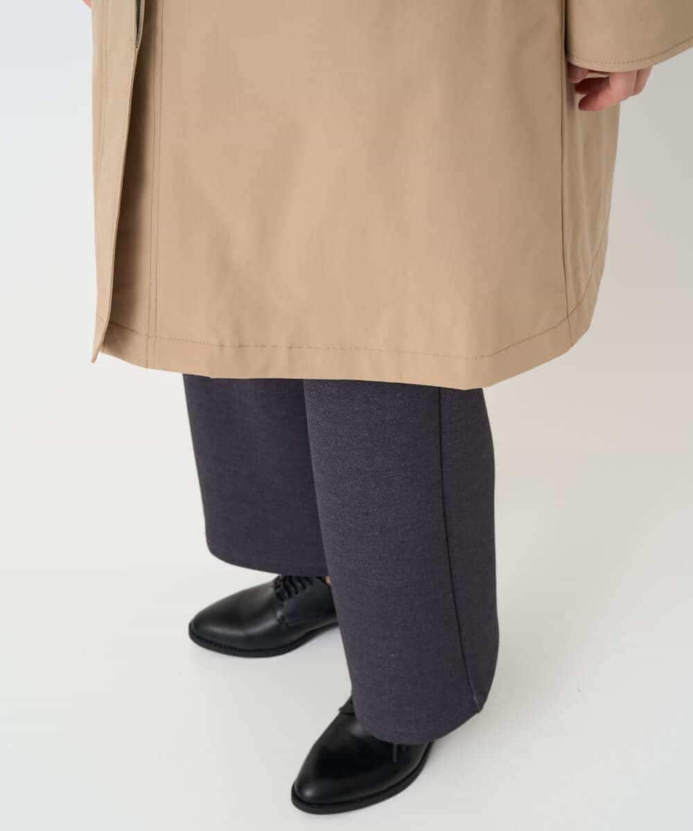 NHUCF80490 GIANNI LO GIUDICE(小さいサイズ)(メゾン ドゥ サンク) ライナー付きテトロンストレッチコート ベージュ